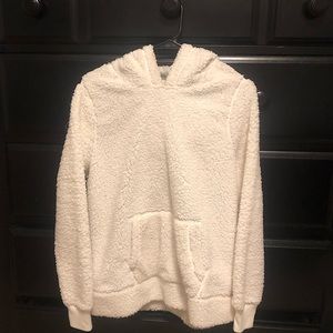 Abercrombie & Fitch Sherpa Pullover with hood